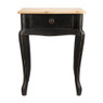 Sidetable hout - 44x32x57 cm - zwart