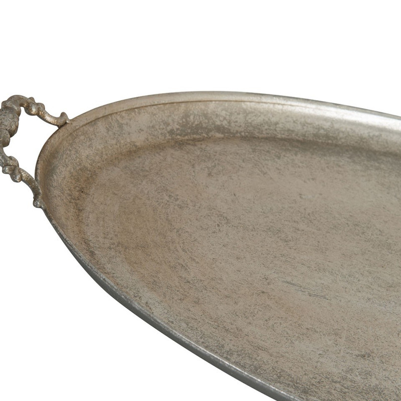 Serveerschaal ovaal - zilver - 69x43