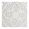 Wandpaneel  Fez - 50 x 50 cm - wit