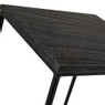 Bijzettafel marmer zwart - 30x30 cm