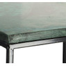 Bijzettafel marmer - zwart/groen - 35x35x50 cm