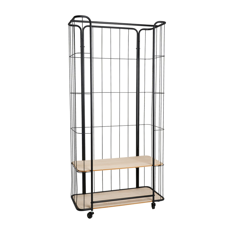 Bakkerskast kledingrek - 80x36x170 cm 