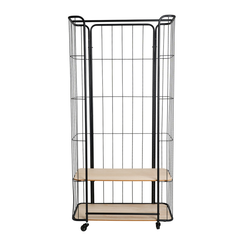 Bakkerskast kledingrek - 80x36x170 cm 