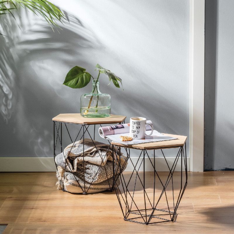 Opbergmand met deksel Malmö - 45x39x41 cm