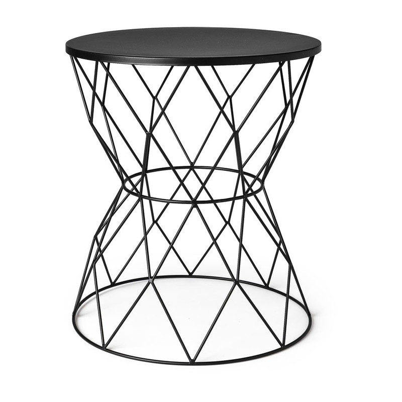 Tafeltje Diabolo - 35x40 cm - zwart