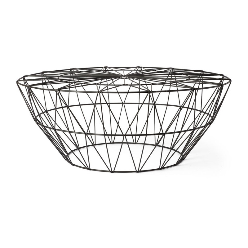 Salontafel Malmo - zwart - 75x30 cm