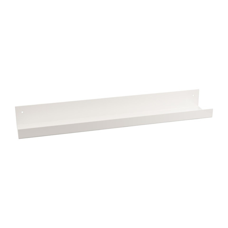 Wandplank metaal - 60 cm - wit