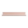 Wandplank metaal - 60 cm - roze