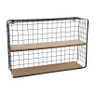 Wandrekje Malmo met twee planken  - 60x15x40 cm