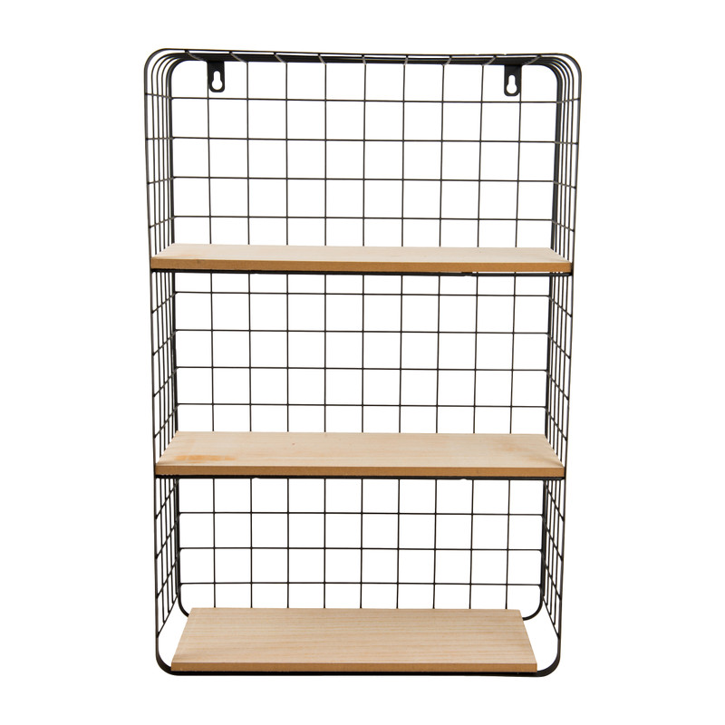 Wandrekje Malmö met drie planken - 40x15x60 cm