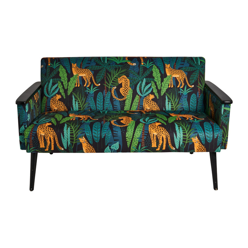 2-zits bankje Elisa - jungle - 137x76x79 cm