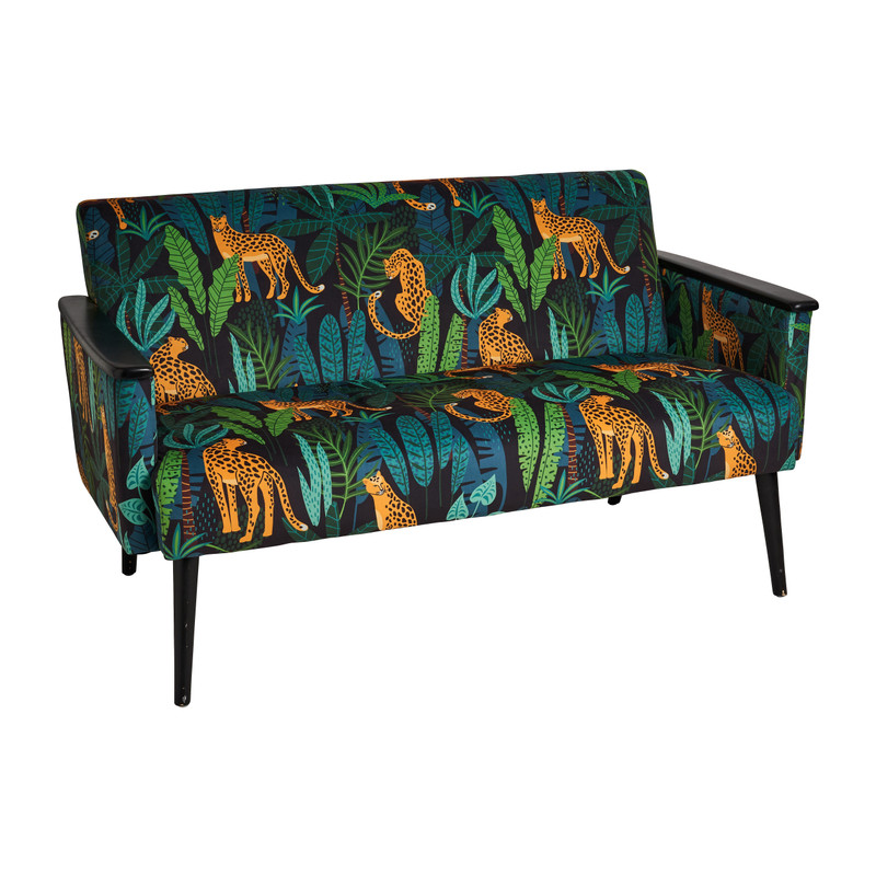 2-zits bankje Elisa - jungle - 137x76x79 cm