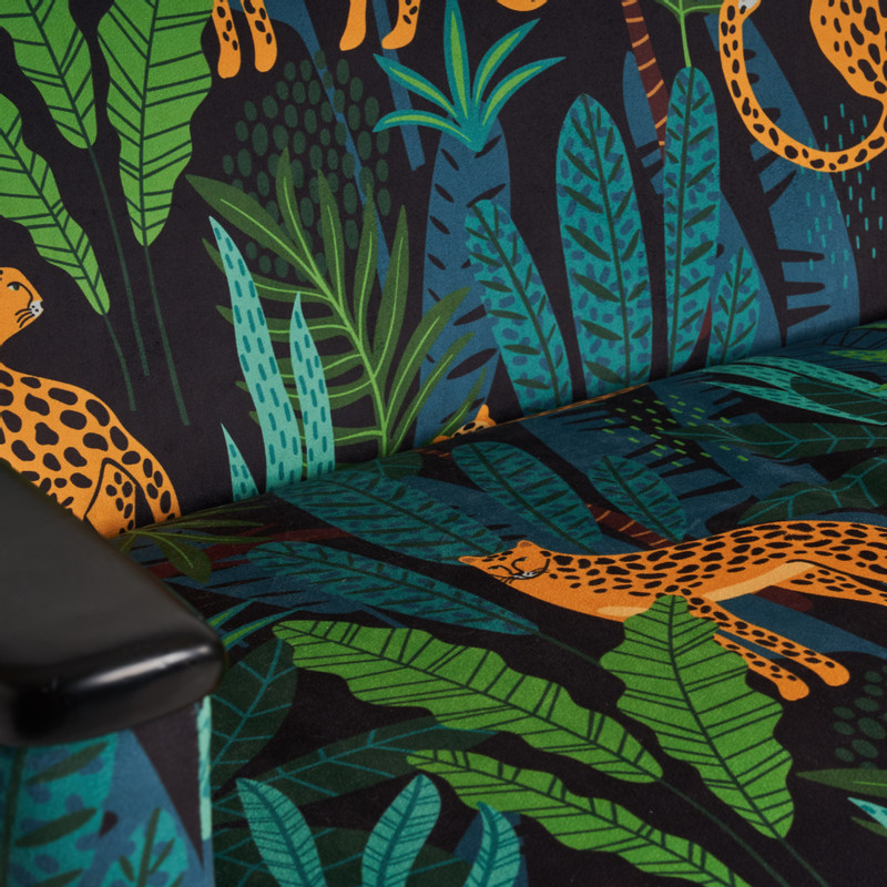 2-zits bankje Elisa - jungle - 137x76x79 cm