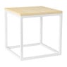 Bijzettafel met metalen frame - 30x30x30 cm