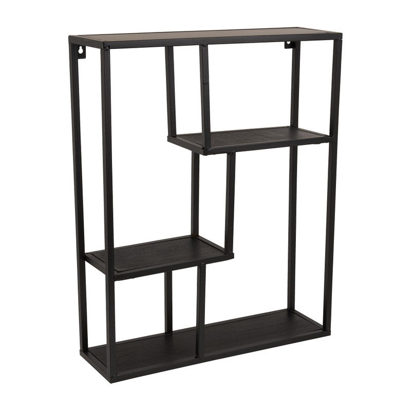 Wandkastje met 3 planken - 40x12x50 cm