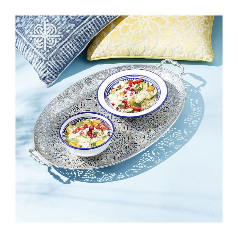 Serveerschaal Marrakesh ovaal - 39x53 cm