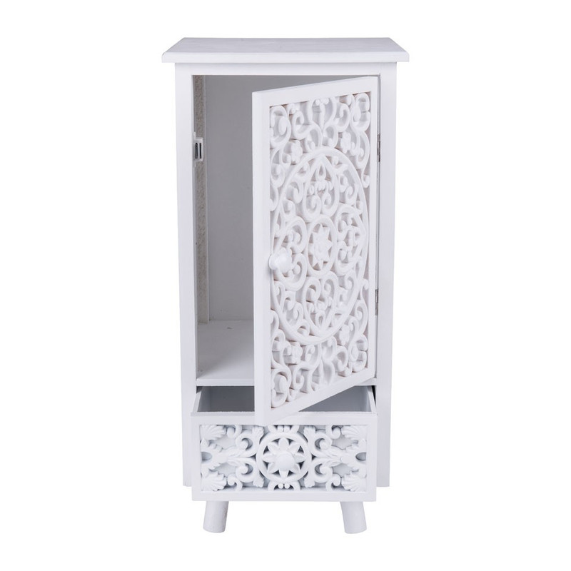 Kastje Fez - wit - 30x29,5x64 cm