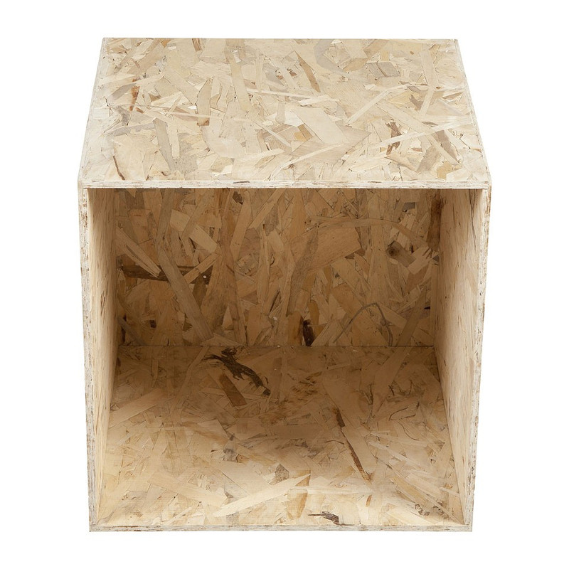 Kubus chipwood - 40x40x40 cm