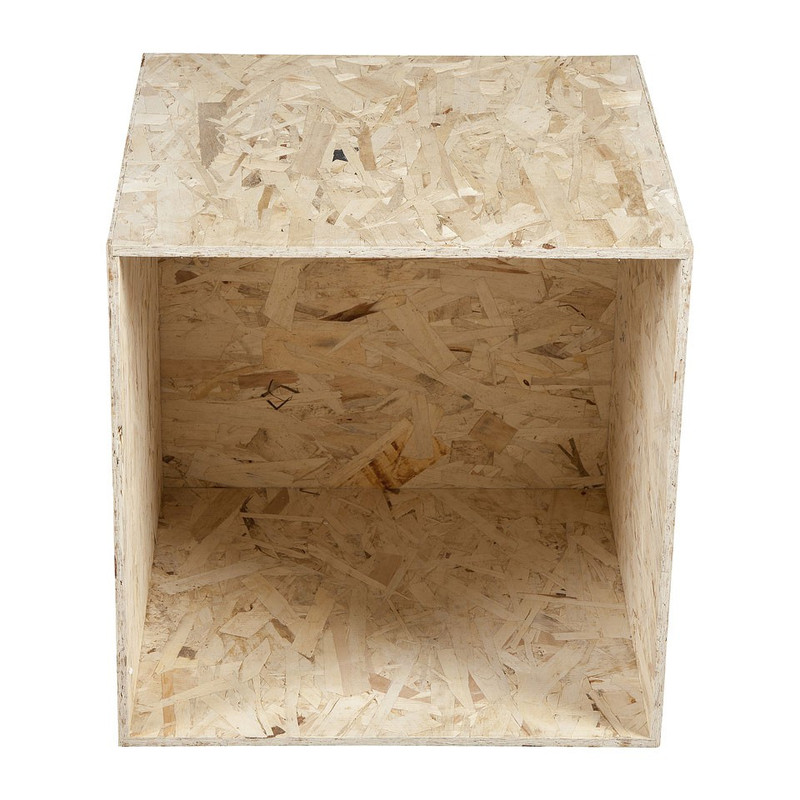 Kubus chipwood - 43x43x43 cm