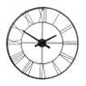 Klok Boston - zwart metaal - ø70 cm