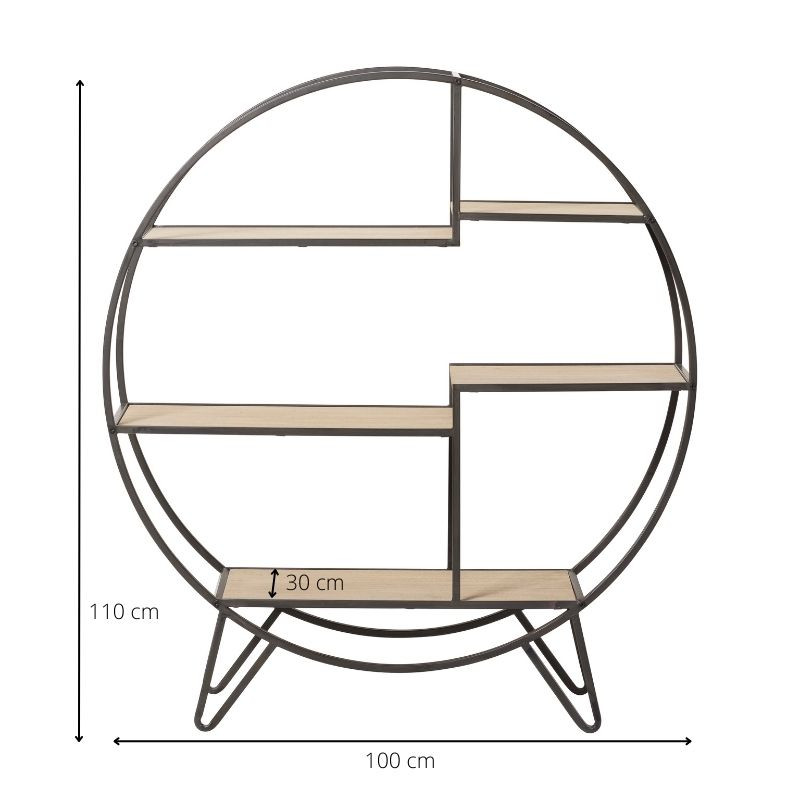 Vakkenkast Lennox - 100x30x110 cm