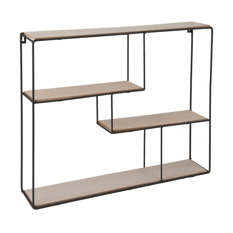 Wandkastje - 50x10x40 cm - zwart