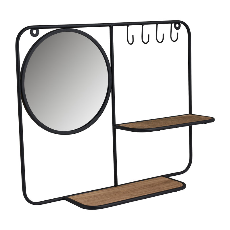 Wandrekje met spiegel - 11x40x50cm