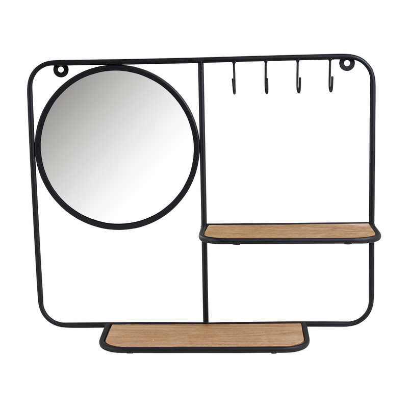 Wandrekje met spiegel - 11x40x50cm