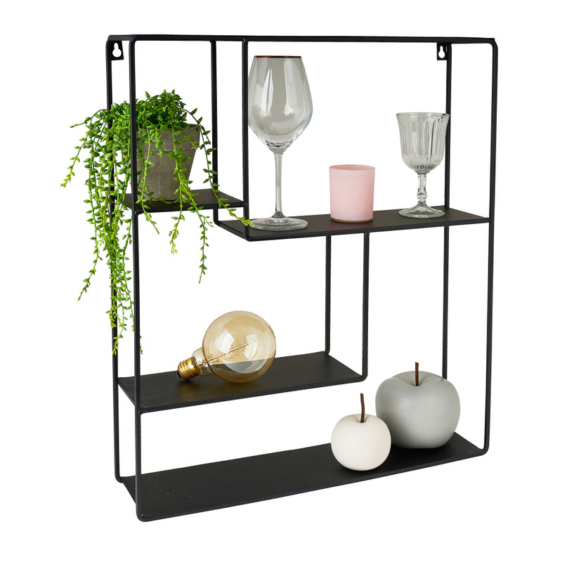 Wandkastje met 4 planken - 50x12x60 cm