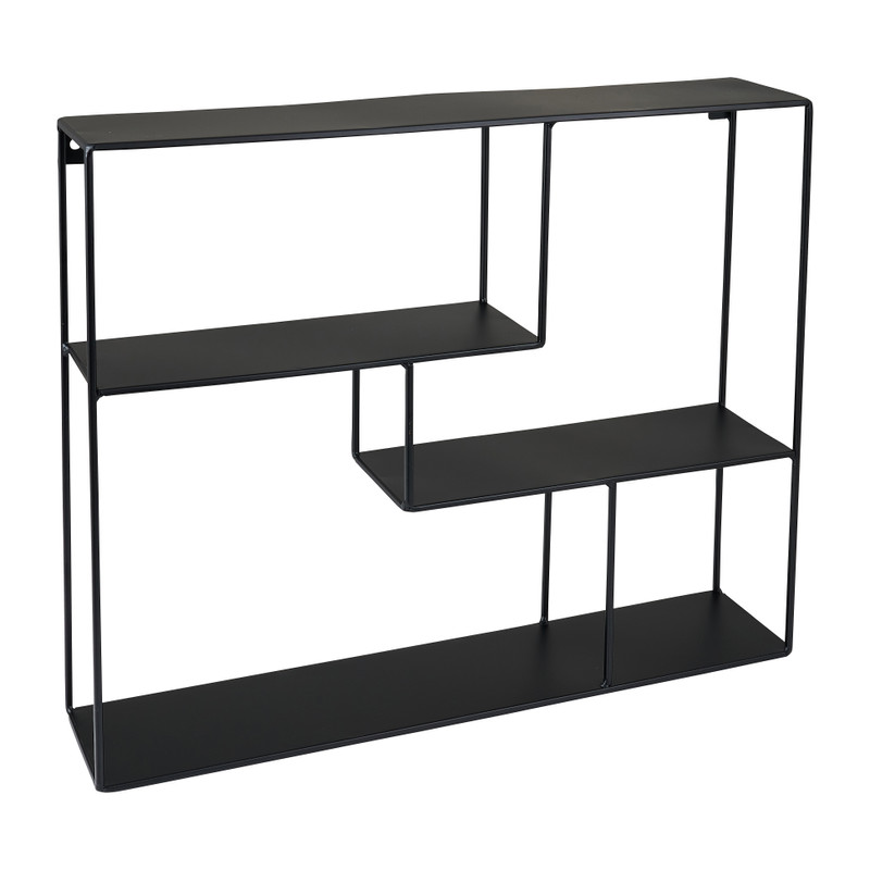 Wandkastje met 3 planken - 50x10x40 cm