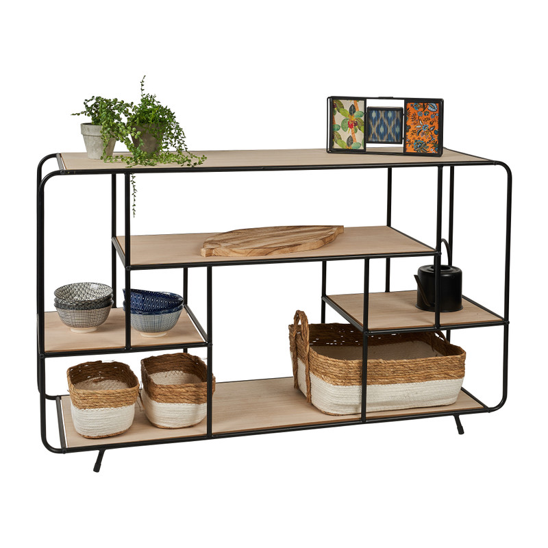 Vakkenkast Dylan laag - 125x40x75 cm