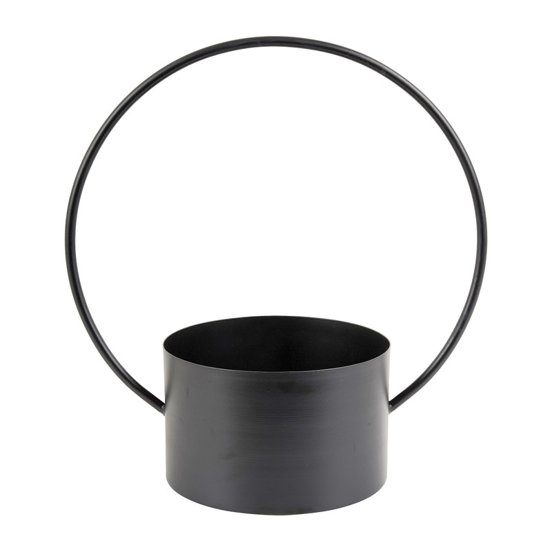 Bloempot met ronde beugel - ⌀28x36 cm