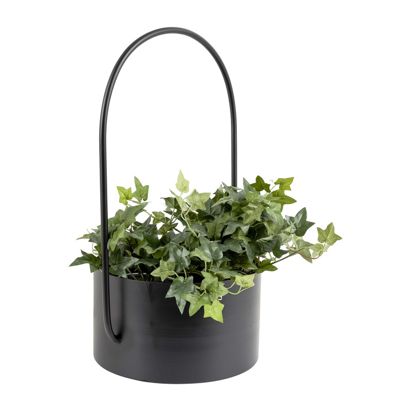 Bloempot met ronde beugel - ⌀26.5x50 cm