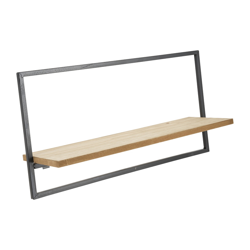Wandrek met plankje - 48x15x25 cm
