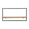 Wandrek met plankje - 48x15x25 cm