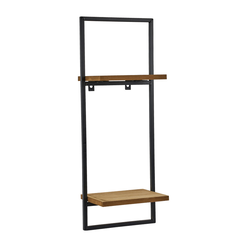 Wandrek met plankjes - 20x15x53 cm