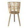 Rotan plantenbak - ø34x63 cm