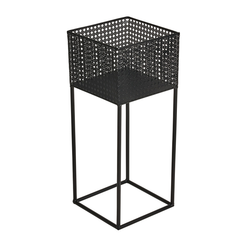 Plantenbak op voet metaal - 20x20x50 cm