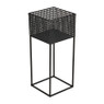 Plantenbak op voet metaal - 20x20x50 cm