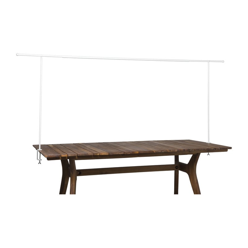 Verstelbare tafelklem - wit - 90x8.5x140-250 cm