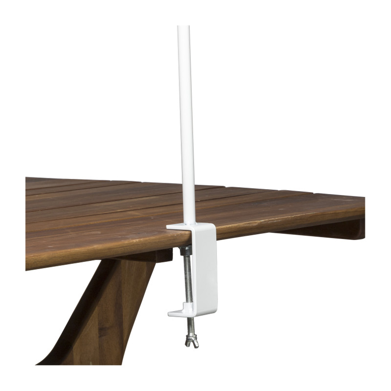Verstelbare tafelklem - wit - 90x8.5x140-250 cm