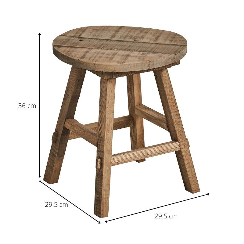Recycle plantentafeltje - rond - ø29.5x36 cm