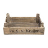 Veilingkistje - 23x34 cm - bruin