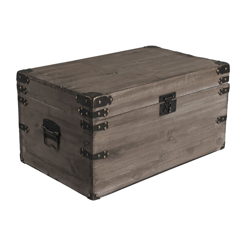 Sloophouten kist - 55x33.5x29 cm