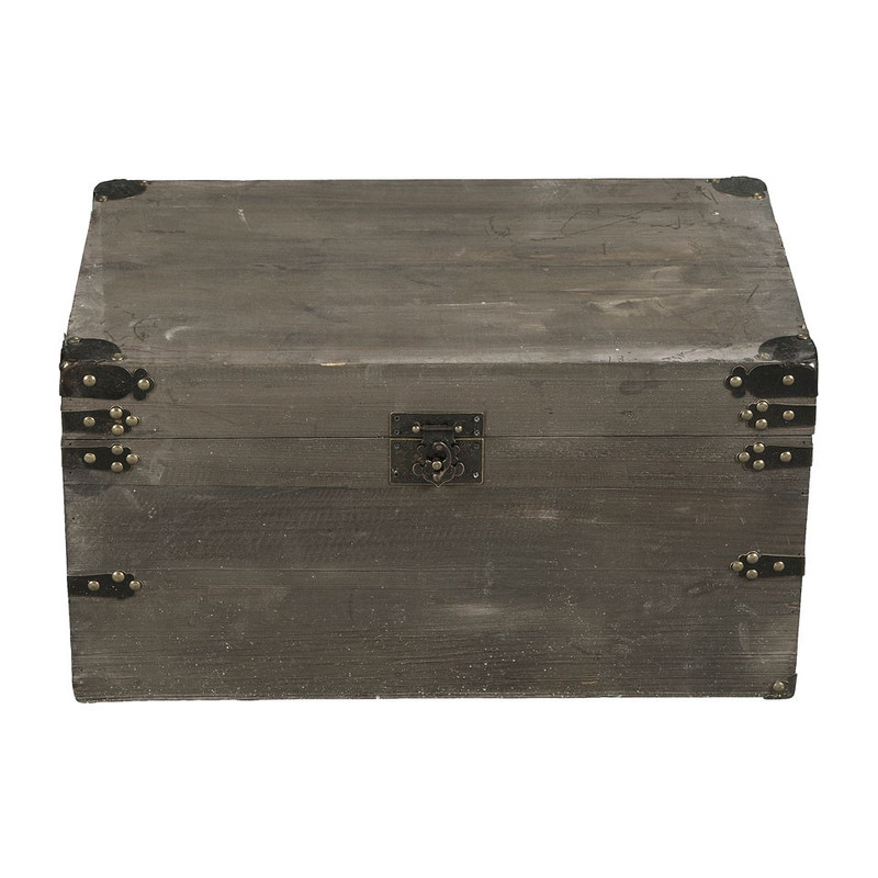 Sloophouten kist - 55x33.5x29 cm