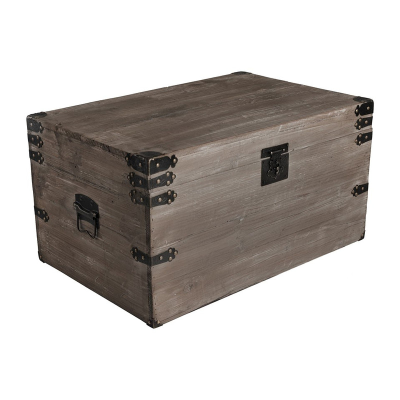 Sloophouten kist - 67x45x36 cm