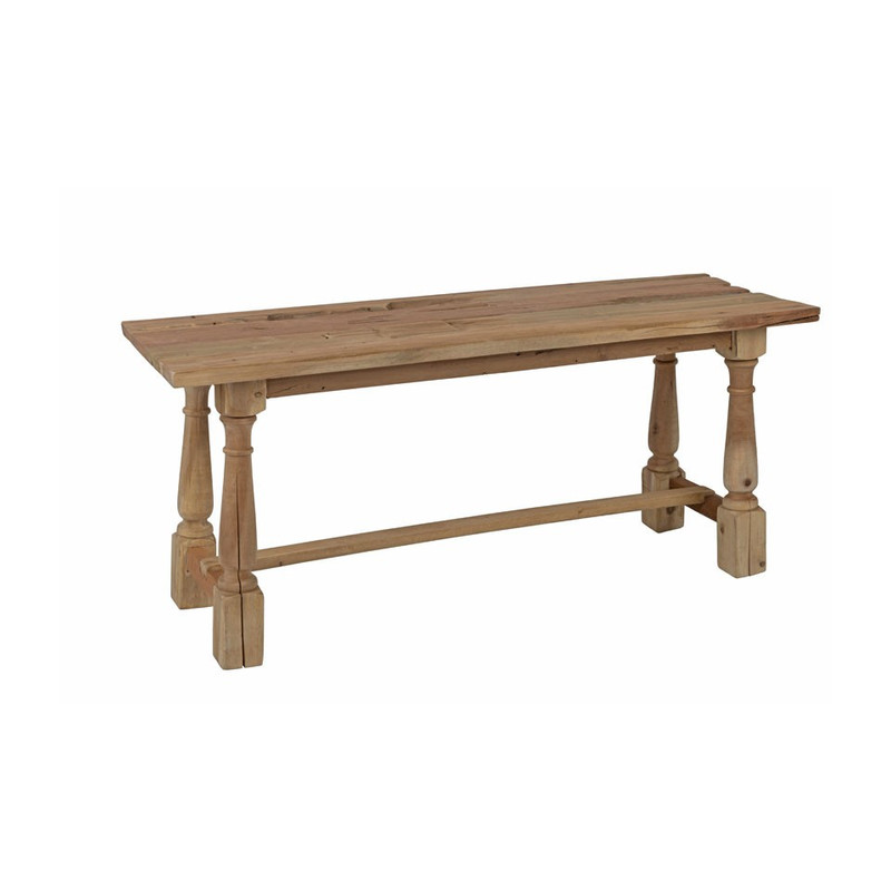 Bankje recycle carving - 110 cm 