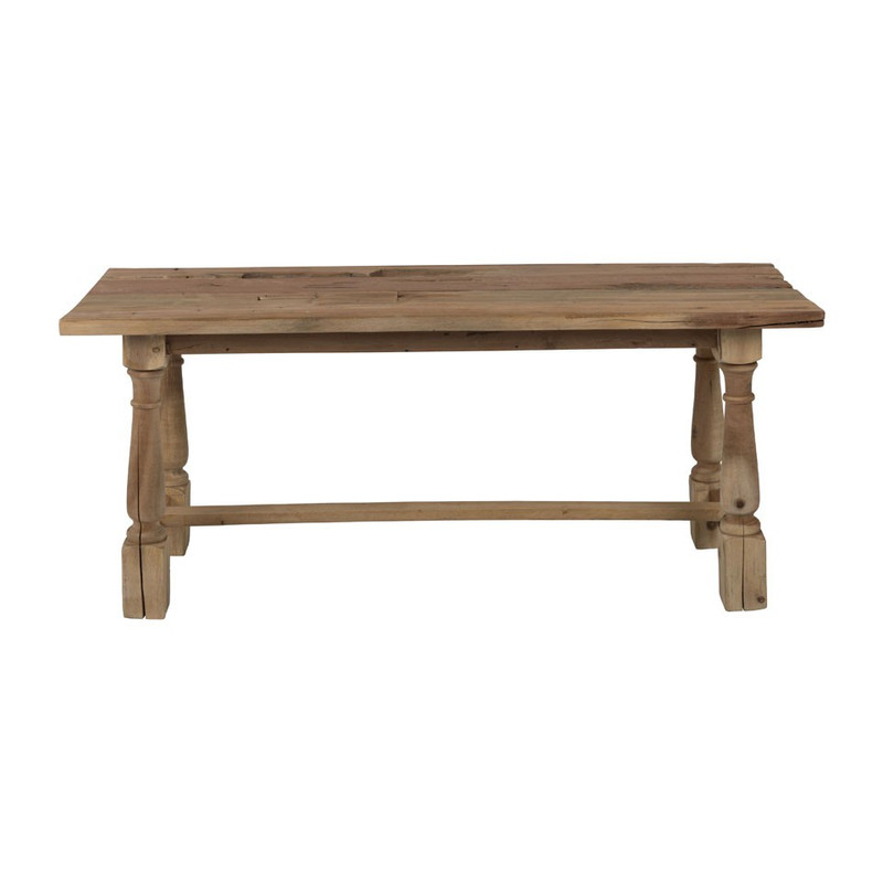 Bankje recycle carving - 110 cm 