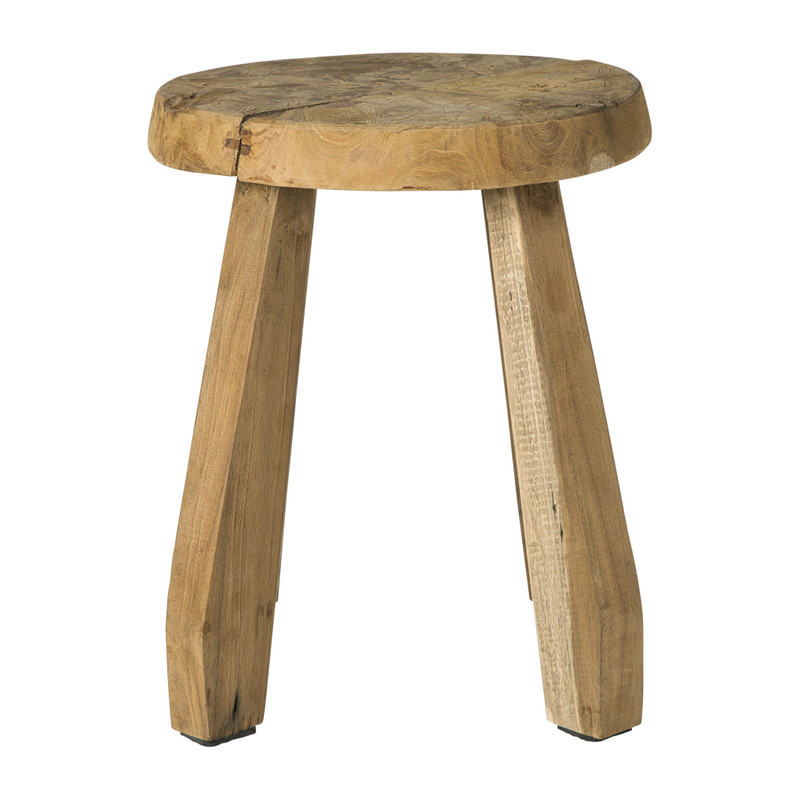 Krukje Munduk recycled hout - bruin - ø32x39 cm