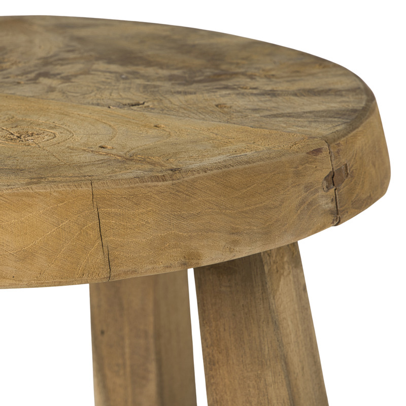 Krukje Munduk recycled hout - bruin - ø32x39 cm